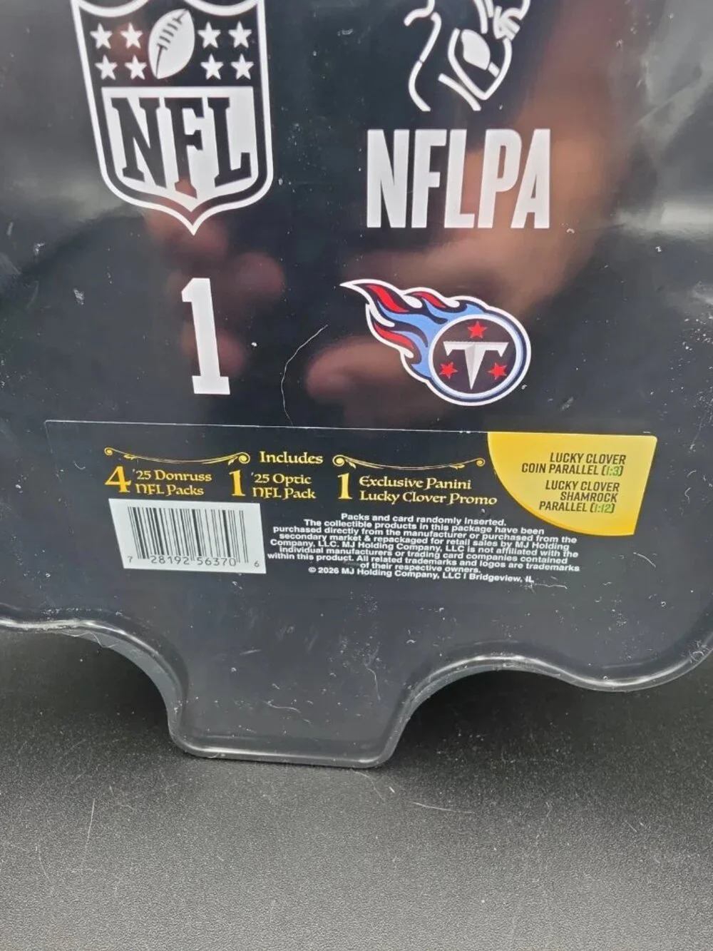 NEW/2025 Panini NFL Cam Ward Titans ☘️ Lucky Clover Sealed Tin